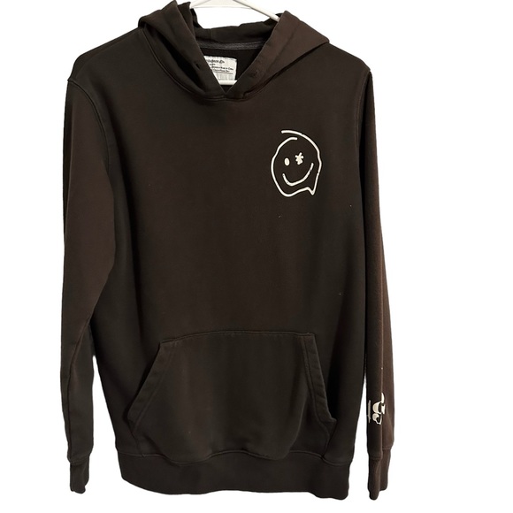 Dutch Bros Coffee Brown Hoodie SMALL+Medium+LARGE+XL 1992 Smile Oregon VINTA… - Picture 1 of 10